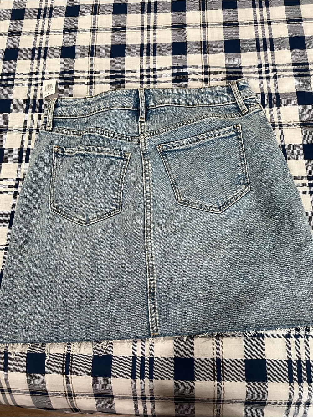 Old Navy Light Wash Denim Mini Skirt